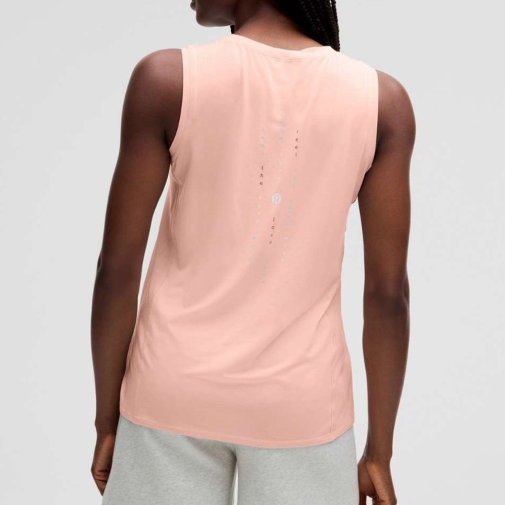 Lululemon Silk-Blend Relaxed-Fit Tank Top Flush Pink Size Medium
